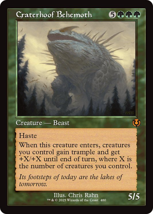 Craterhoof Behemoth (INR-480) - Innistrad Remastered