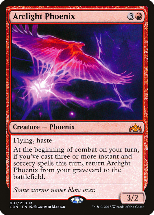 Arclight Phoenix (GRN-091) - Guilds of Ravnica Foil