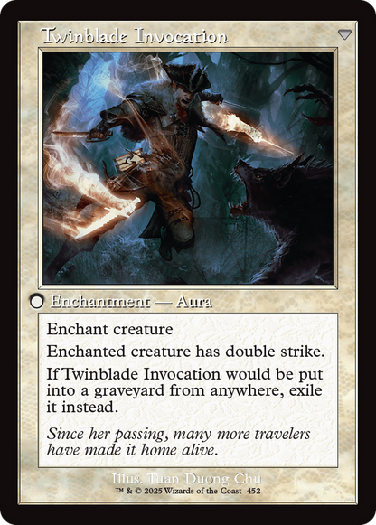 Twinblade Geist // Twinblade Invocation (INR-452) - Innistrad Remastered