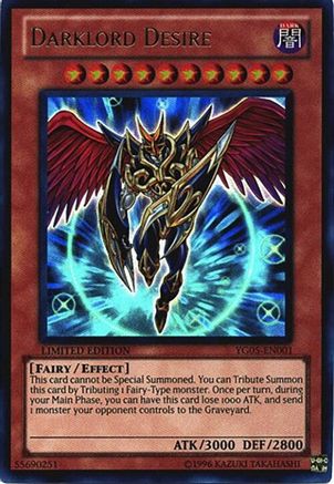 Darklord Desire (YG05-EN001) - Yu-Gi-Oh! GX Manga Promotional Cards Limited