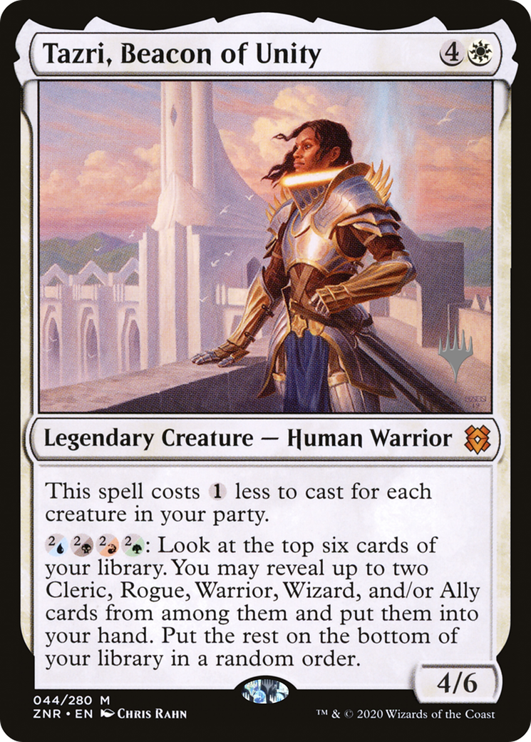 Tazri, Beacon of Unity (PPZNR-044) - Zendikar Rising Promos