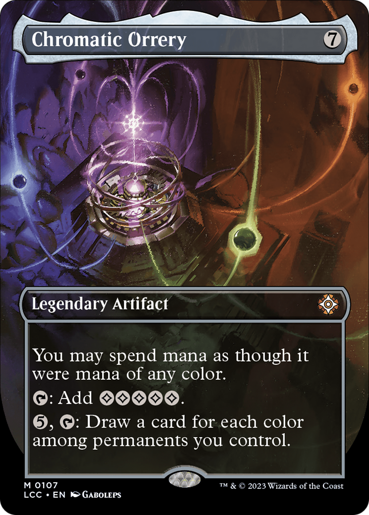 Chromatic Orrery (Borderless) (LCC-107) - The Lost Caverns of Ixalan Commander (Borderless) Foil