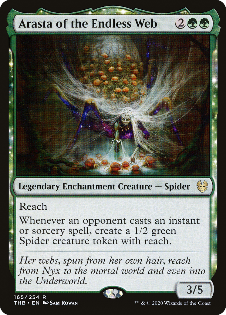 Arasta of the Endless Web (THB-165) - Theros Beyond Death: (enchantment) Foil
