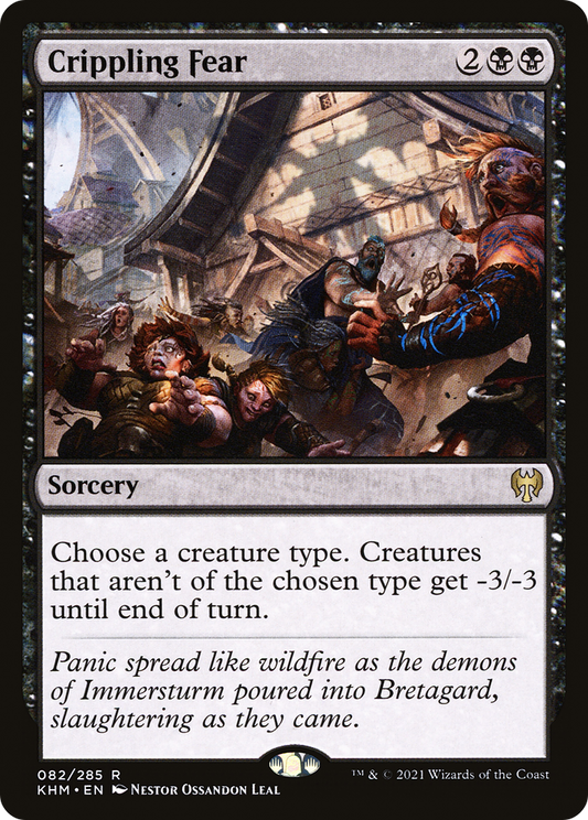 Crippling Fear (KHM-082) - Kaldheim Foil