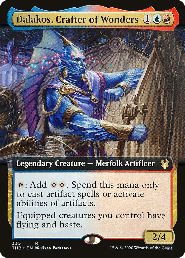 Dalakos, Crafter of Wonders (Extended Art) (THB-335) - Theros Beyond Death: (Extended Art)