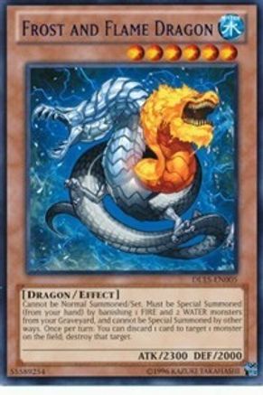 Frost and Flame Dragon (Green) (DL15-EN005) - Duelist League Promo Unlimited