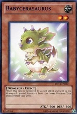 Babycerasaurus (Purple) (DL13-EN012) - Duelist League Promo Unlimited
