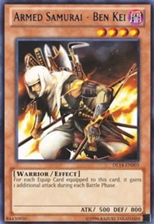 Armed Samurai - Ben Kei (Blue) (DL14-EN003) - Duelist League Promo Unlimited