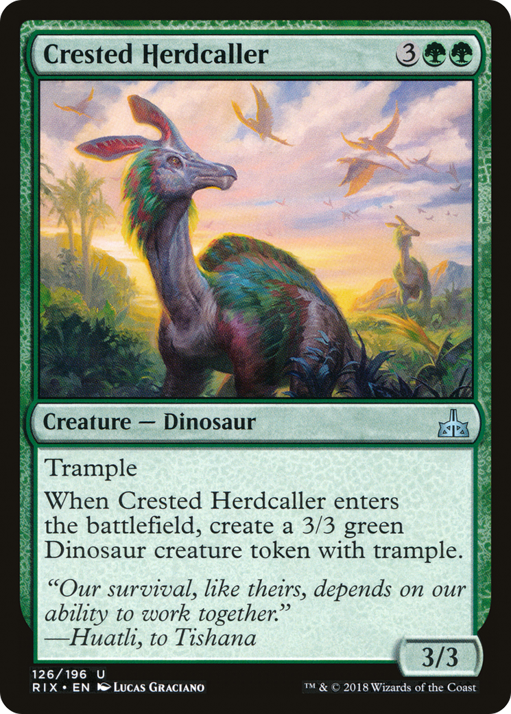 Crested Herdcaller (RIX-126) - Rivals of Ixalan