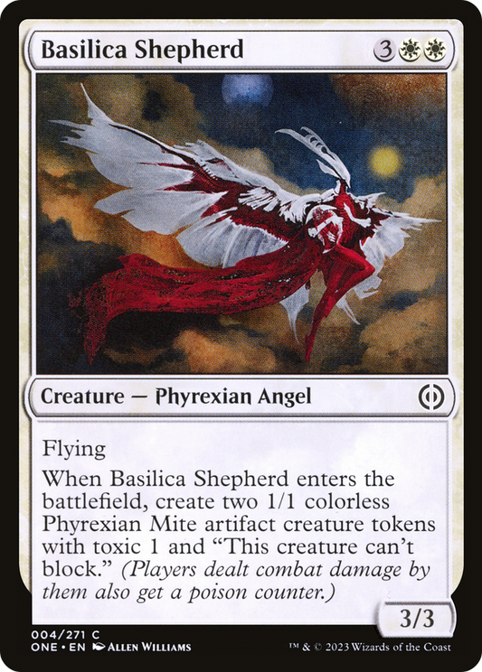 Basilica Shepherd (ONE-004) - Phyrexia: All Will Be One Foil