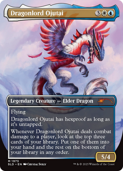 Dragonlord Ojutai // Dragonlord Ojutai (SLD-1973) - Secret Lair Drop (Borderless)