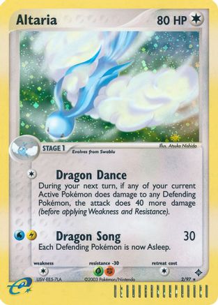 Altaria 002  - Holofoil Dragon - Holo Rare