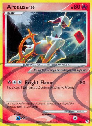 Arceus (AR3) AR3  - Holofoil Arceus - Holo Rare