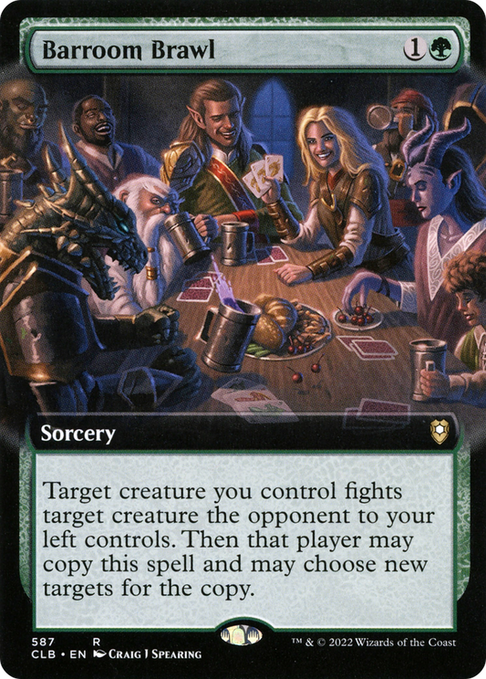 Barroom Brawl (Extended Art) (CLB-587) - Commander Legends: Battle for Baldur's Gate: (Extended Art)