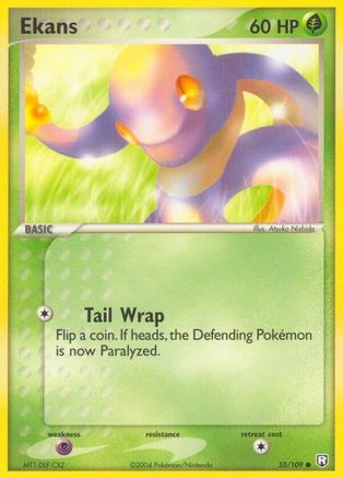 Ekans 055/109  - Reverse Holofoil Team Rocket Returns - Common