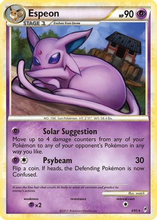 Espeon 004  - Holofoil Call of Legends - Holo Rare