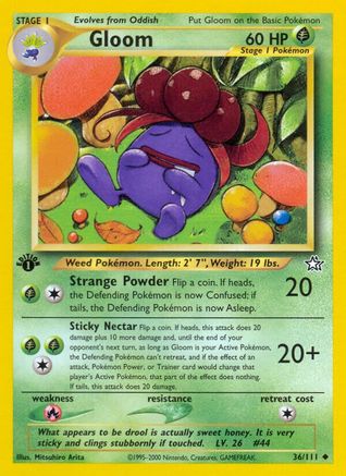 Gloom 036/111  - Unlimited Neo Genesis - Uncommon