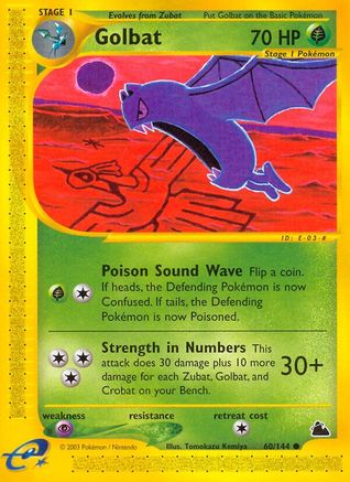 Golbat 060  Skyridge - Common