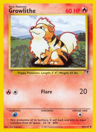 Growlithe 045/110  Legendary Collection - Uncommon