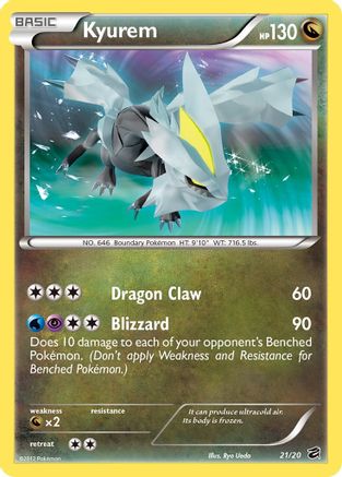 Kyurem 021  - Holofoil Dragon Vault - Holo Rare