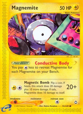 Magnemite (91) 091/147  Aquapolis - Common