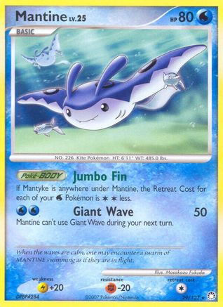 Mantine 029  - Reverse Holofoil Mysterious Treasures - Rare