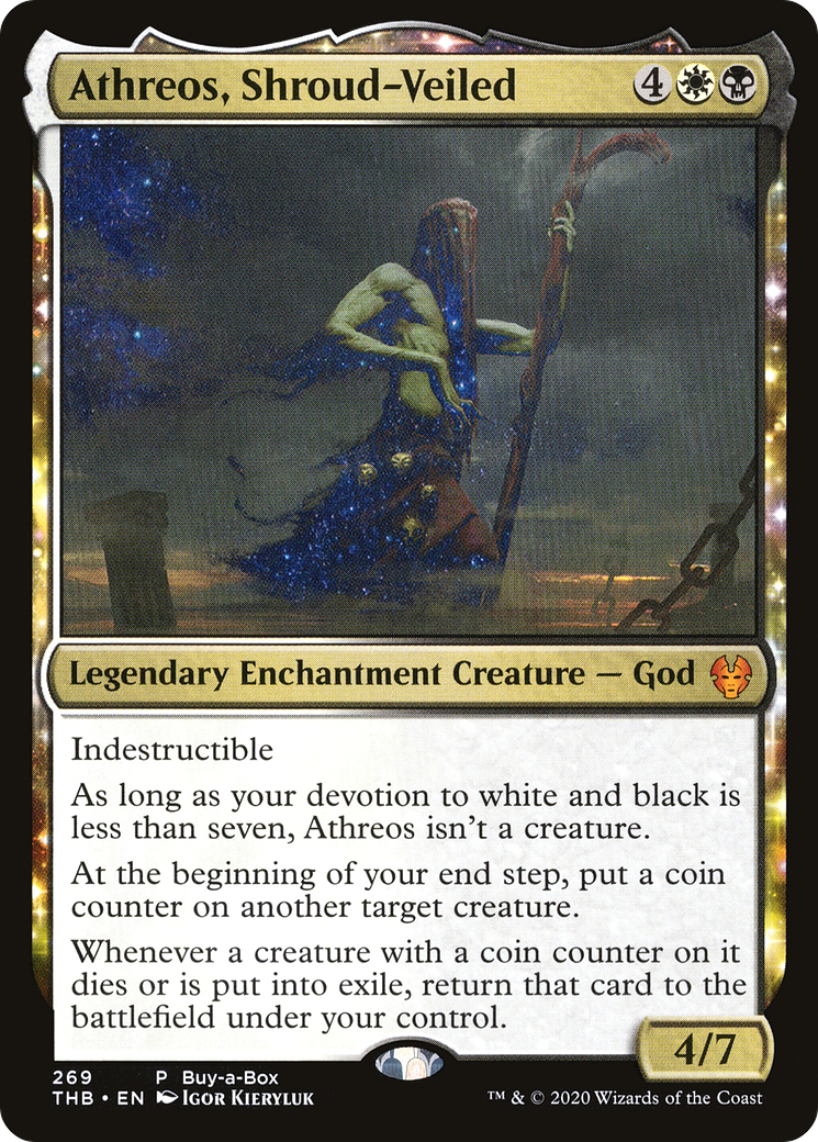Athreos, Shroud-Veiled (BABP-269) - Theros Beyond Death: (enchantment) Foil