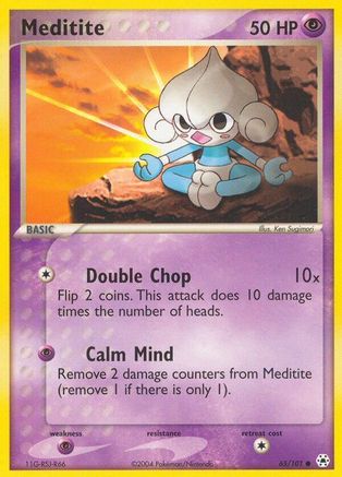 Meditite 065/101  Hidden Legends - Common