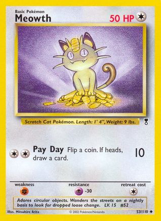 Meowth 053  Legendary Collection - Uncommon