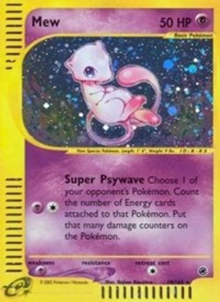 Mew (19) 019  - Holofoil Expedition - Holo Rare