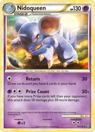 Nidoqueen 028  Triumphant - Rare
