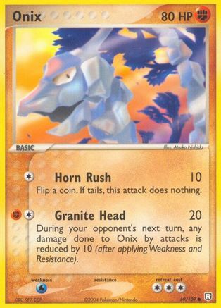 Onix 069/109  - Reverse Holofoil Team Rocket Returns - Common