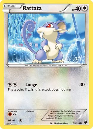 Rattata 087  Plasma Freeze - Common