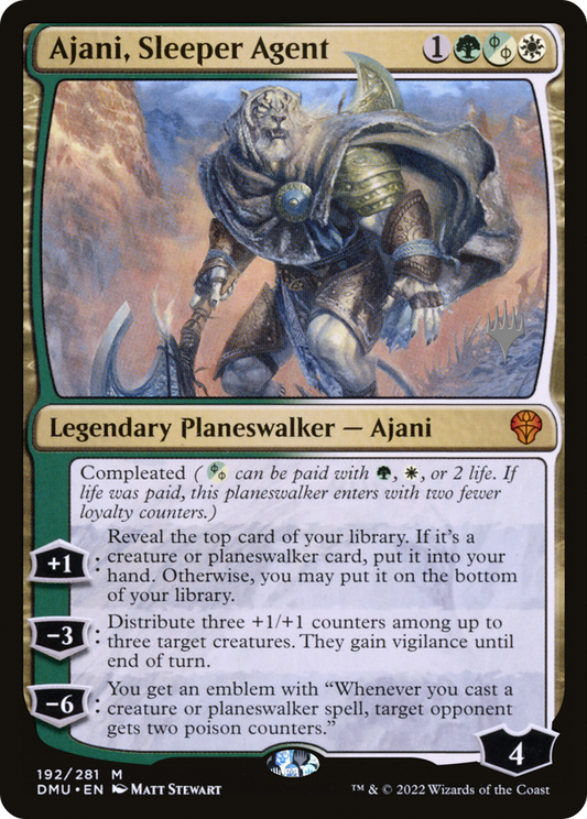 Ajani, Sleeper Agent (PPDMU-192) - Dominaria United Promos