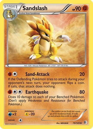 Sandslash 079  Boundaries Crossed - Uncommon