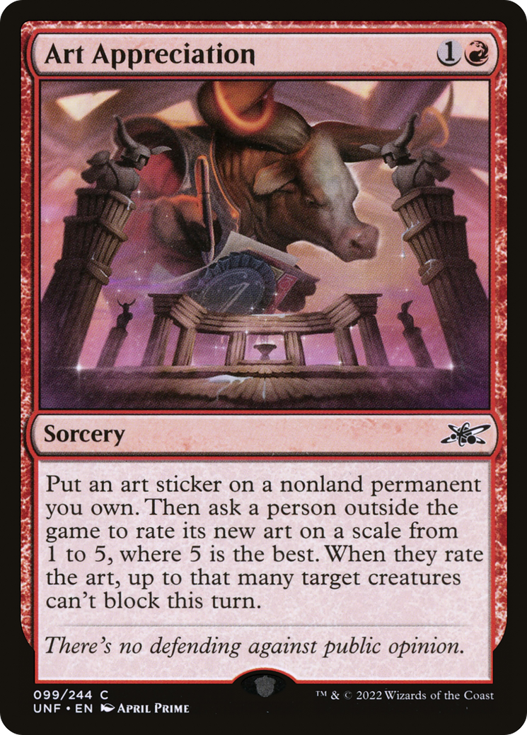 Art Appreciation (UNF-099) - Unfinity Foil