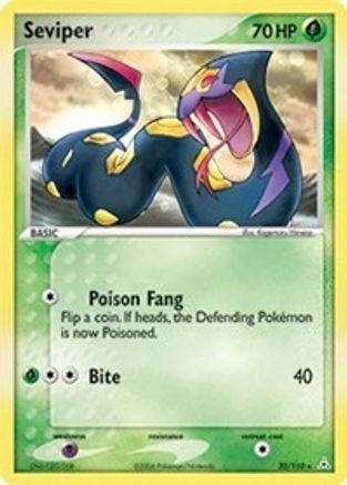 Seviper 032  - Reverse Holofoil Holon Phantoms - Rare