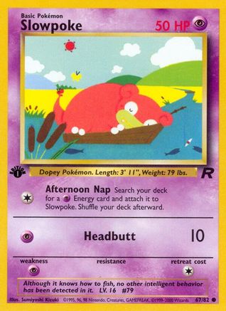 Slowpoke 067/82  - Unlimited Team Rocket - Common