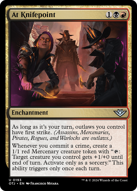 At Knifepoint (OTJ-193) - Outlaws of Thunder Junction