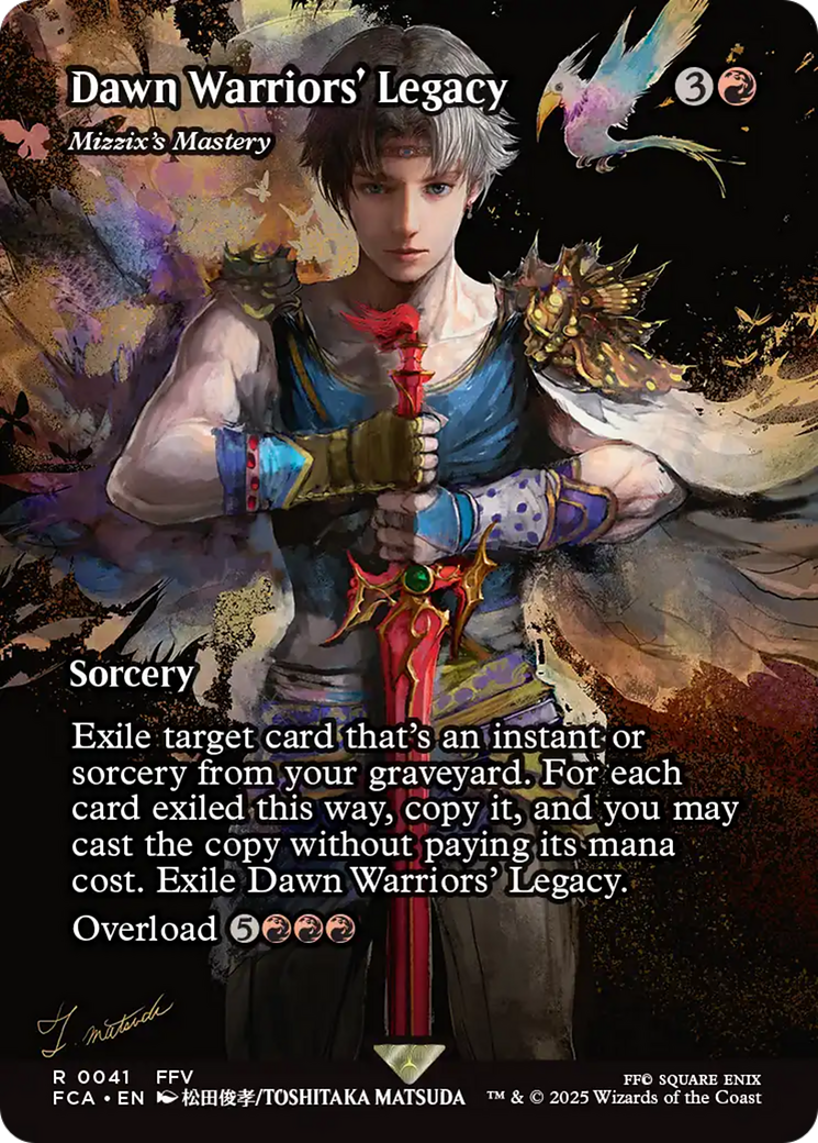 Dawn Warriors' Legacy - Mizzix's Mastery (Showcase) (FCA-041) - FINAL FANTASY: Through the Ages / Dawn Warriors' Legacy (Borderless)
