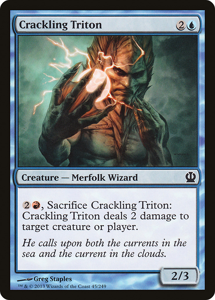 Crackling Triton (THS-045) - Theros