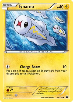 Tynamo (44) 044  - Reverse Holofoil Dark Explorers - Common