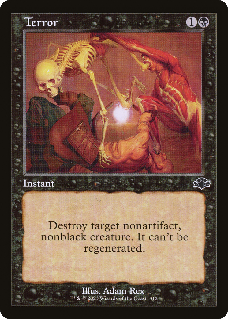 Terror (Retro Frame) (DMR-312) - Dominaria Remastered Foil