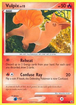 Vulpix 102/127  Platinum - Common