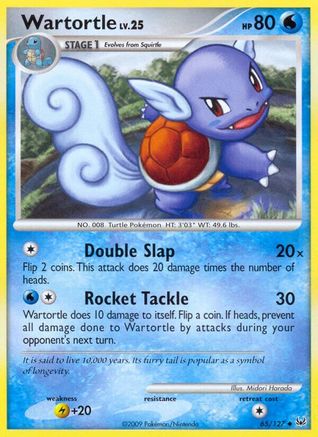 Wartortle 065  Platinum - Uncommon
