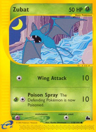 Zubat (118) 118  Skyridge - Common