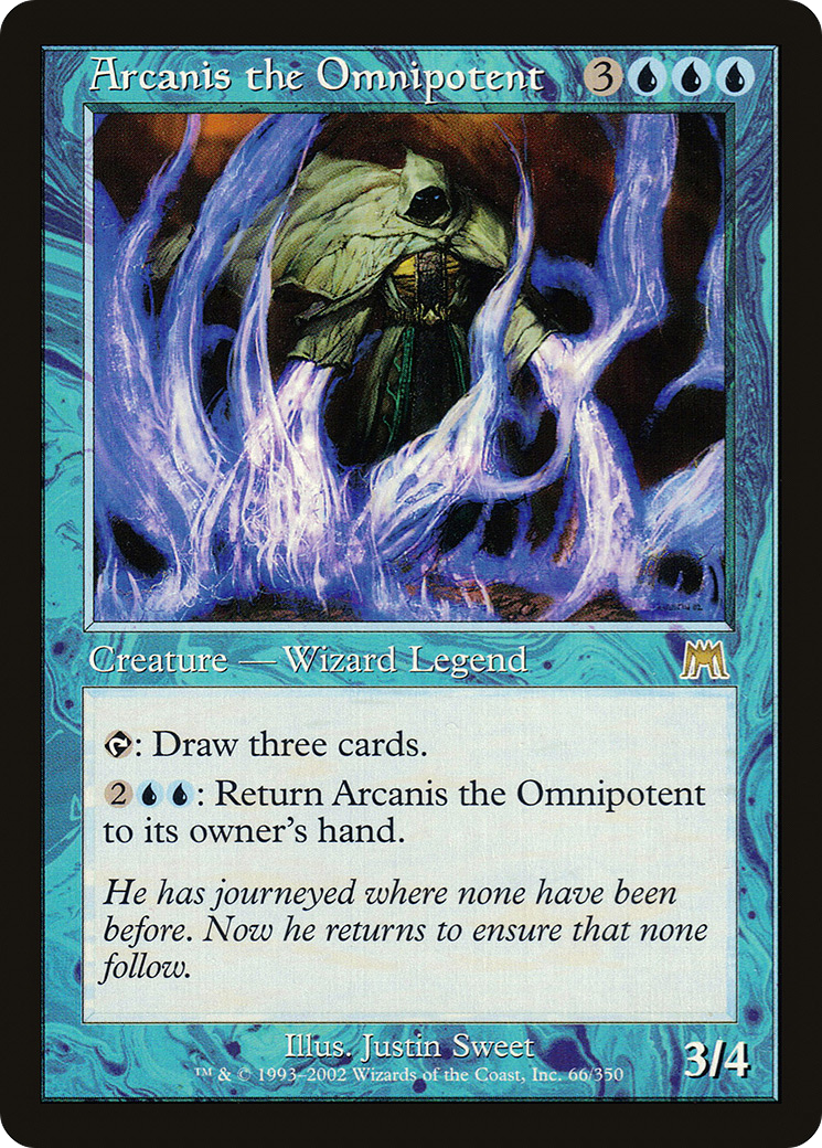 Arcanis the Omnipotent (ONS-066) - Onslaught Foil
