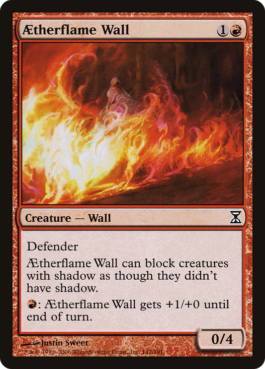 Aetherflame Wall (TSP-142) - Time Spiral Foil