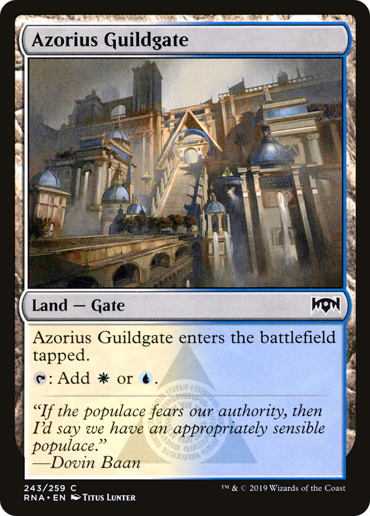 Azorius Guildgate (243) (RNA-243) - Ravnica Allegiance Foil