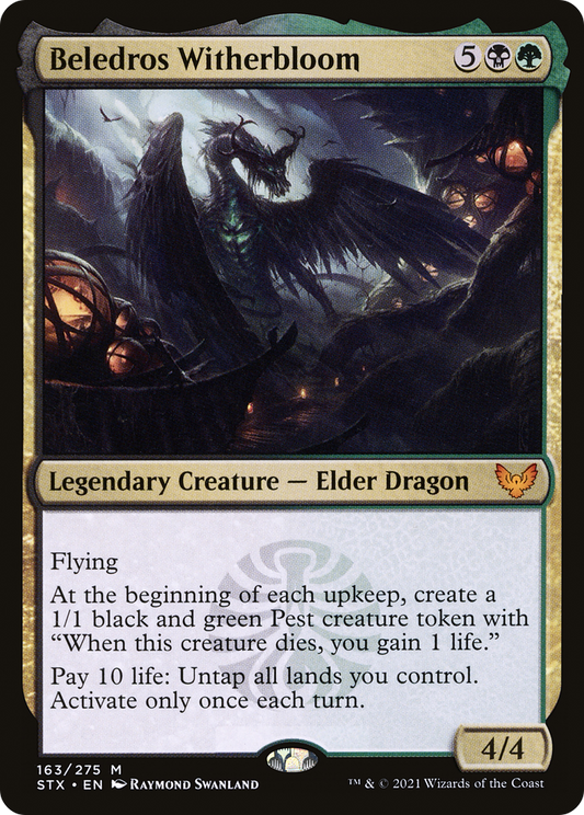 Beledros Witherbloom (STX-163) - Strixhaven: School of Mages Foil